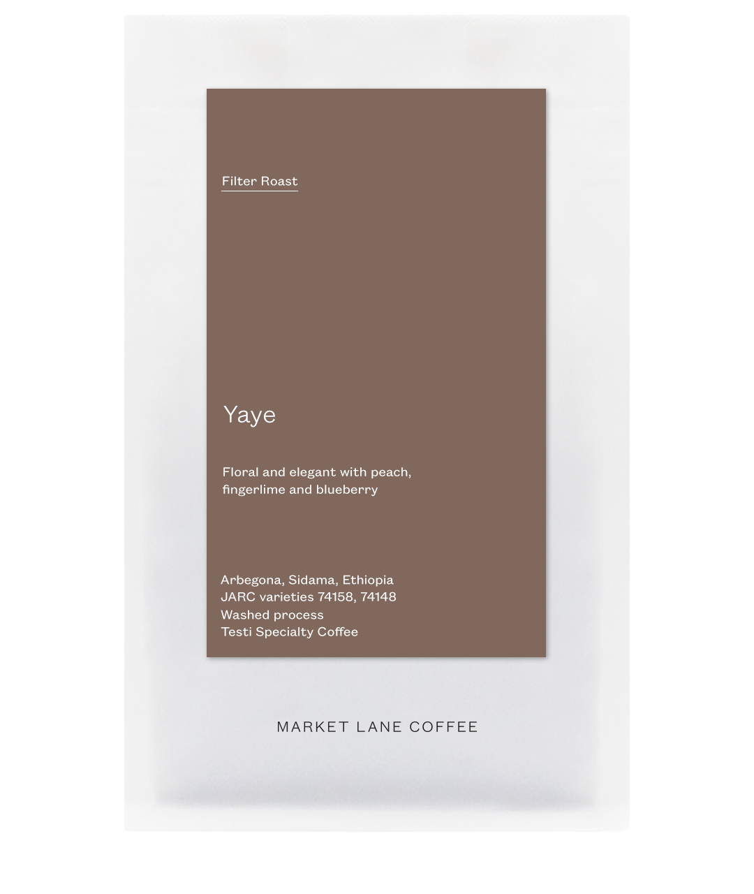 Market Lane Coffee Yaye coffee bag