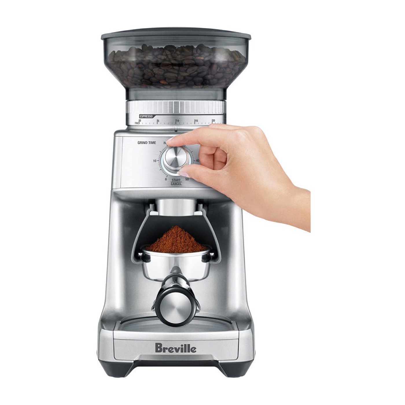 Breville Dose Control Pro electric hopper product photograph