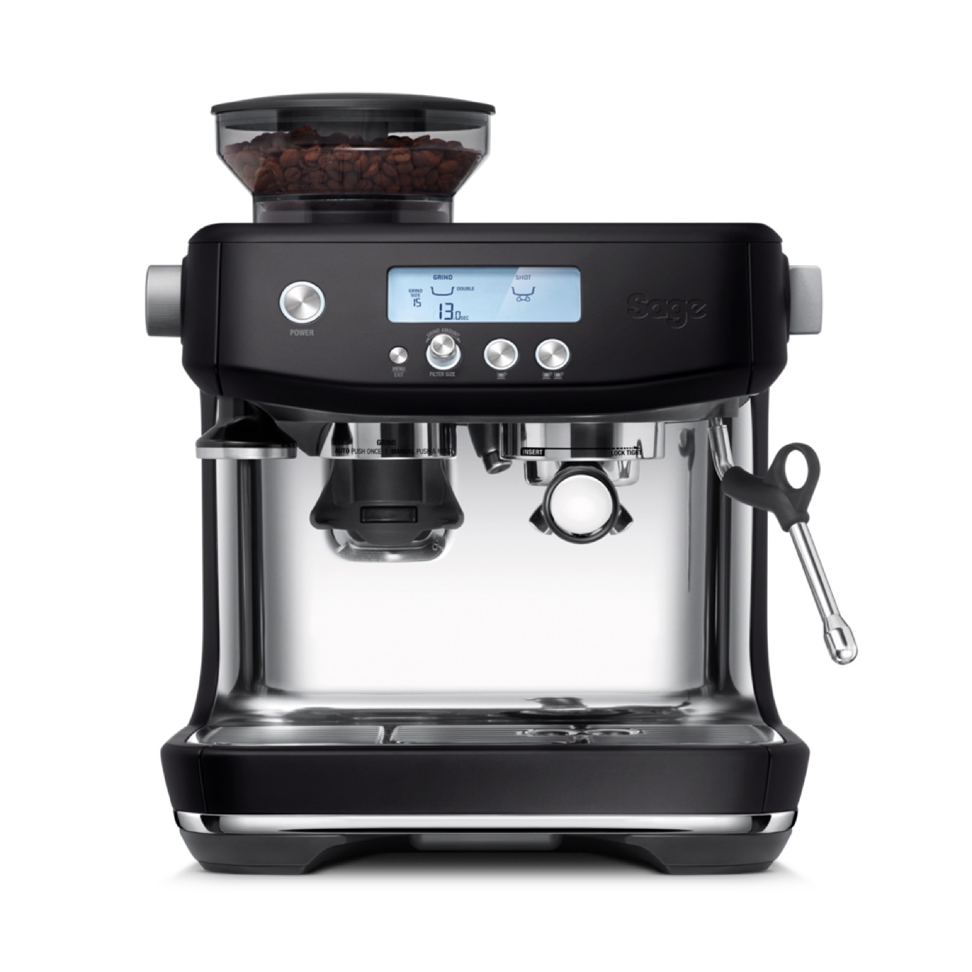 Breville Barista Pro integrated grinder product photograph