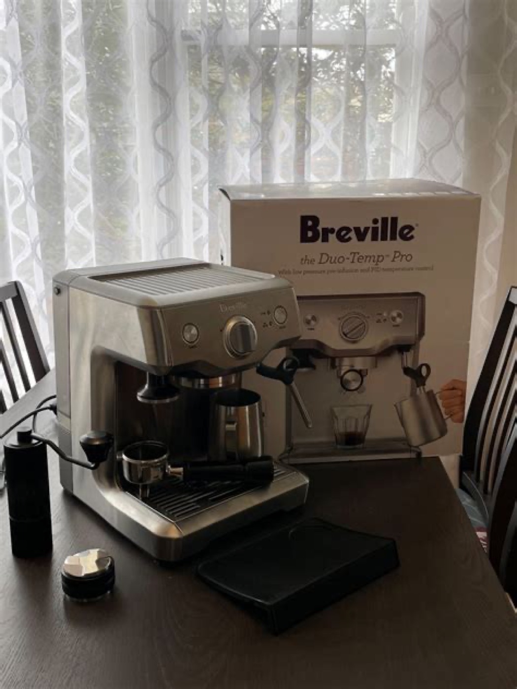 Breville Duo-Temp Pro manual espresso product photograph