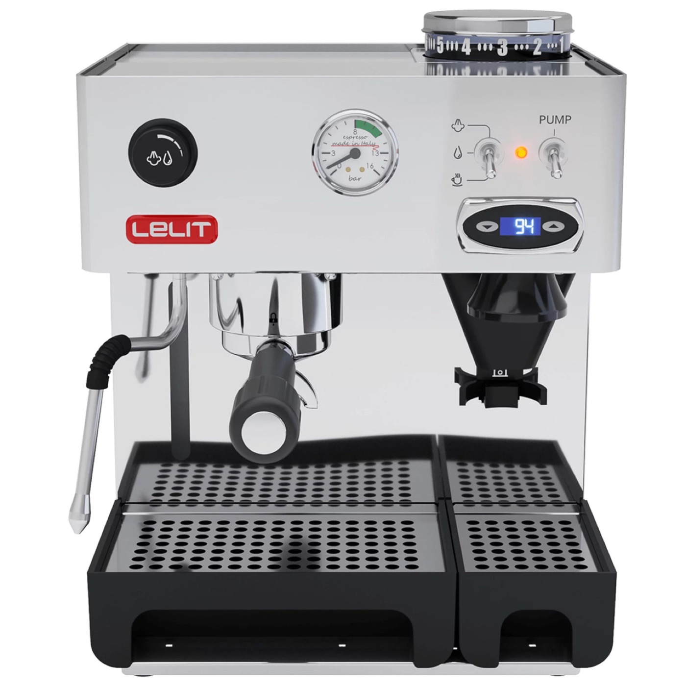 Lelit Anita PID integrated grinder product photograph