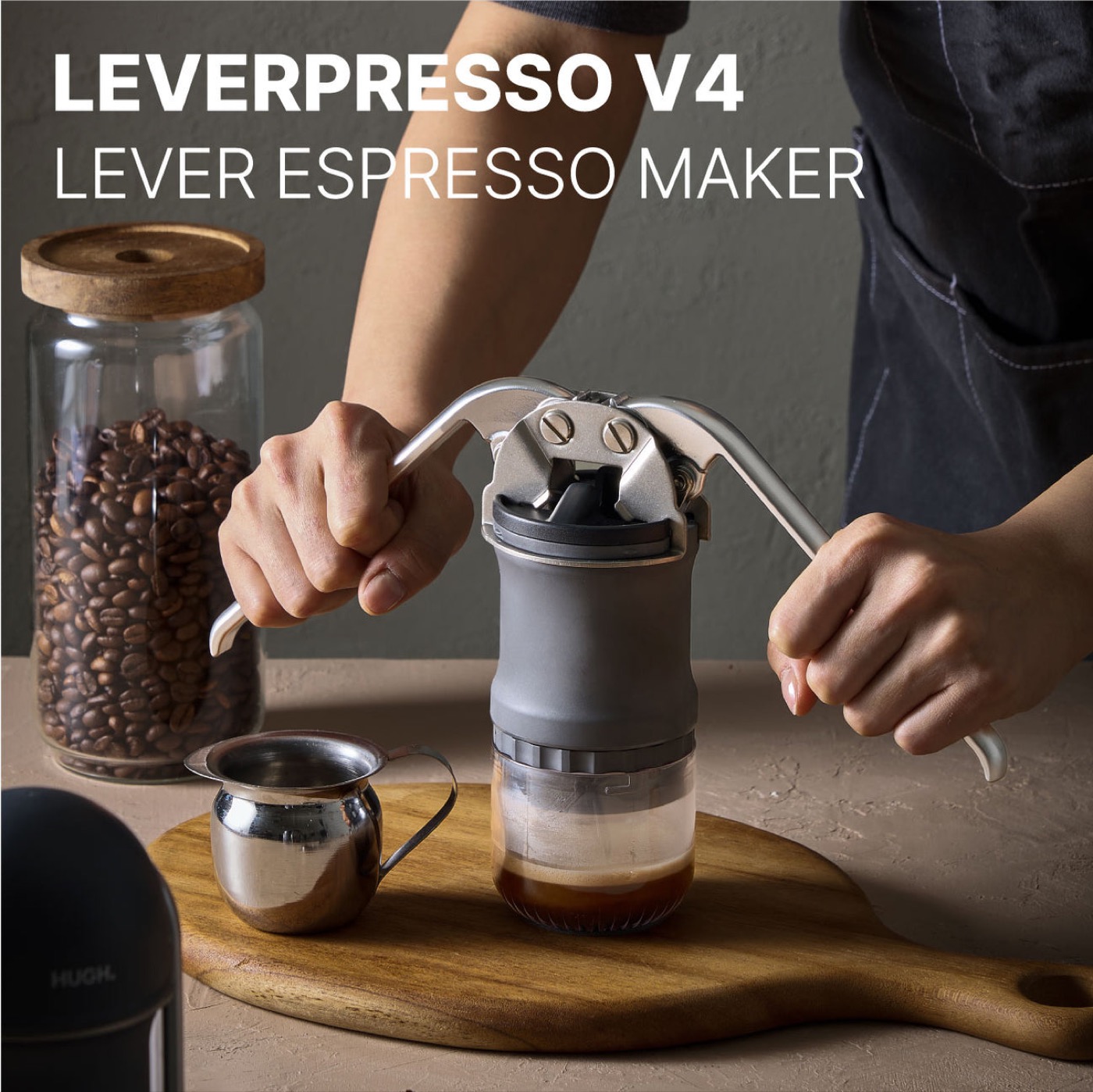 Leverpresso V4 portable & lever product photograph