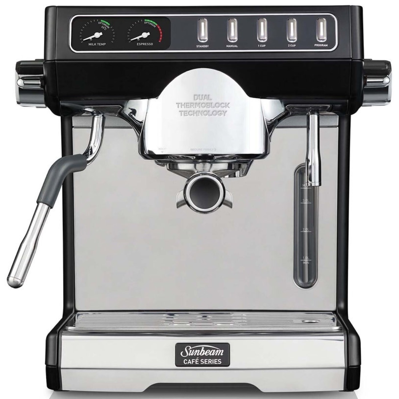 Sunbeam Café Series Duo manual espresso product photograph