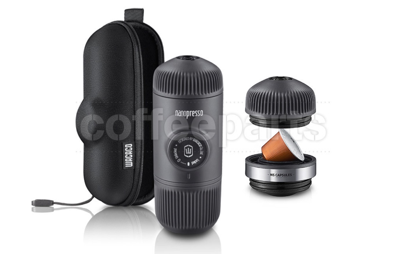 Wacaco Nanopresso portable & lever product photograph